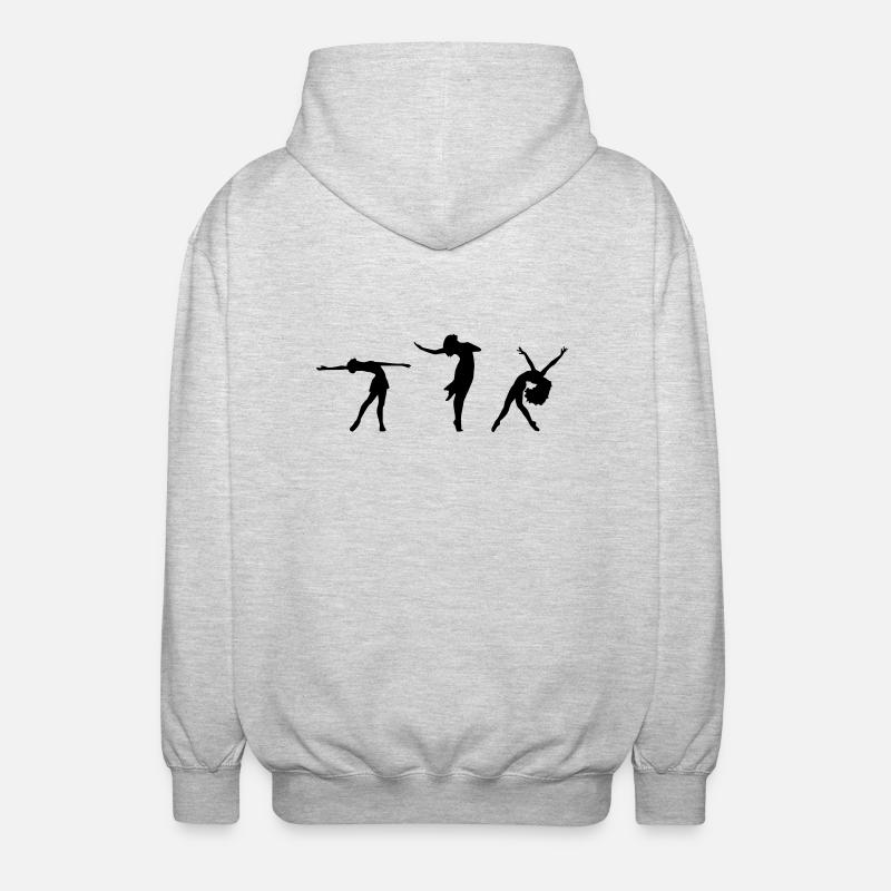 3danseuses - Veste à capuche unisexe - gris clair chiné