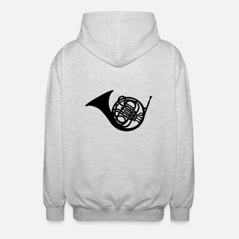 Waldhorn - Unisex Kapuzenjacke - Hellgrau meliert