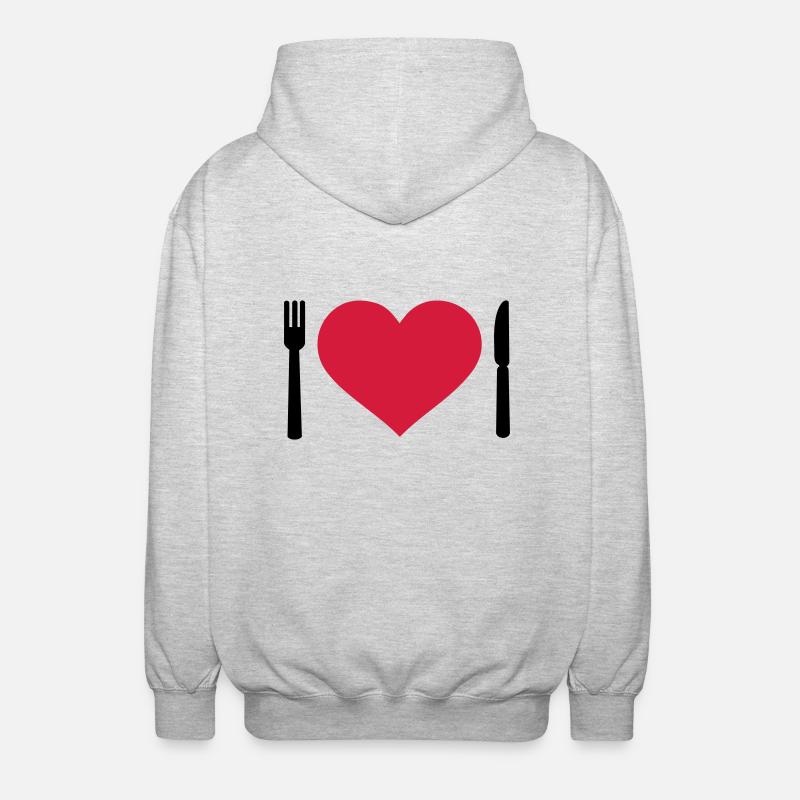 Couvert - Veste à capuche unisexe - gris clair chiné