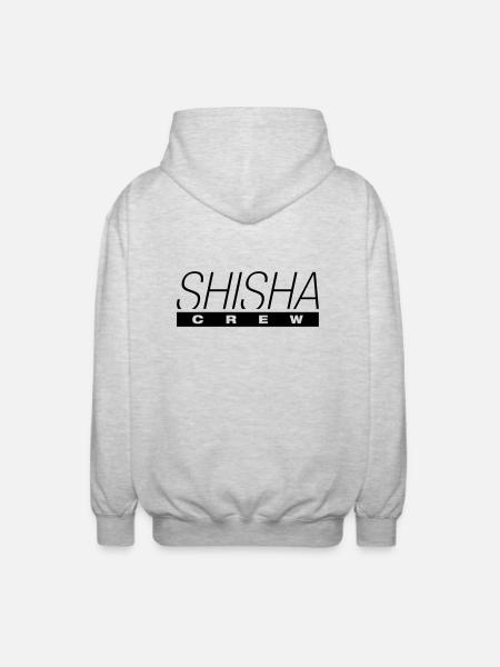 shisha_crew_hy1 - Unisex Kapuzenjacke - Hellgrau meliert