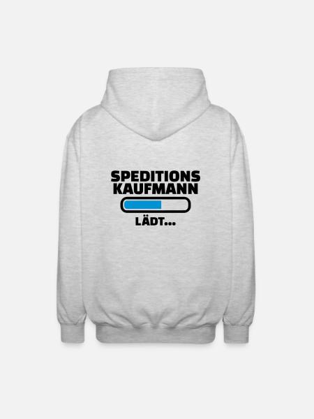Speditionskaufmann - Unisex Kapuzenjacke - Hellgrau meliert