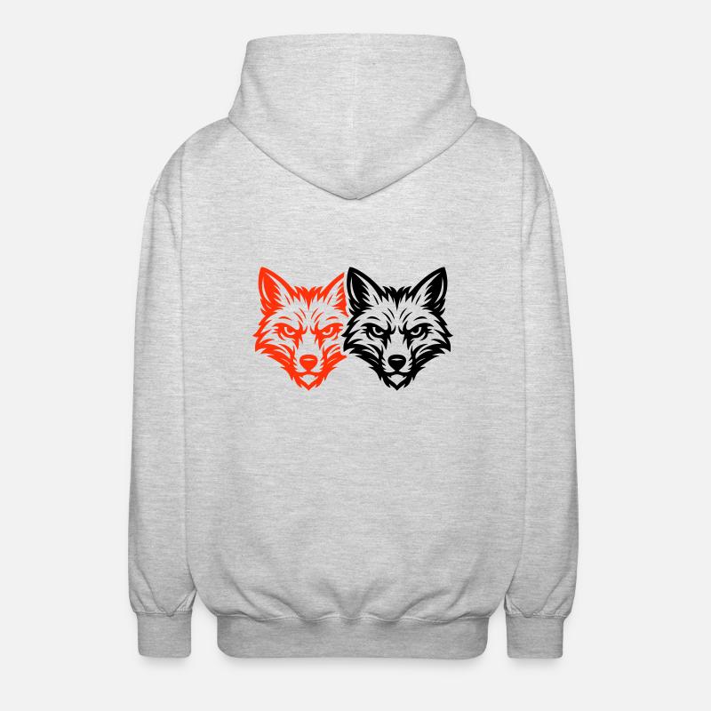 L’équipe Fox Head - Veste à capuche unisexe - gris clair chiné
