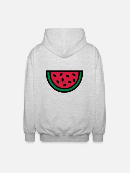Melon - Veste à capuche unisexe - gris clair chiné