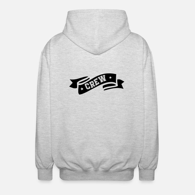 Équipage - Veste à capuche unisexe - gris clair chiné