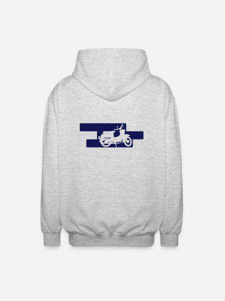 Schwalbe KR50 - Unisex Kapuzenjacke - Hellgrau meliert