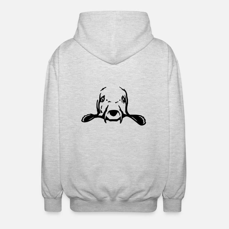 karpfen_1 - Unisex Kapuzenjacke - Hellgrau meliert