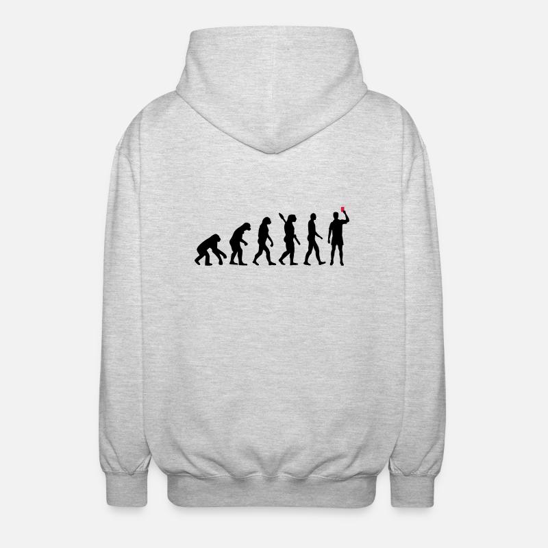 Evolution Referee - Unisex Hooded Jacket - light heather grey
