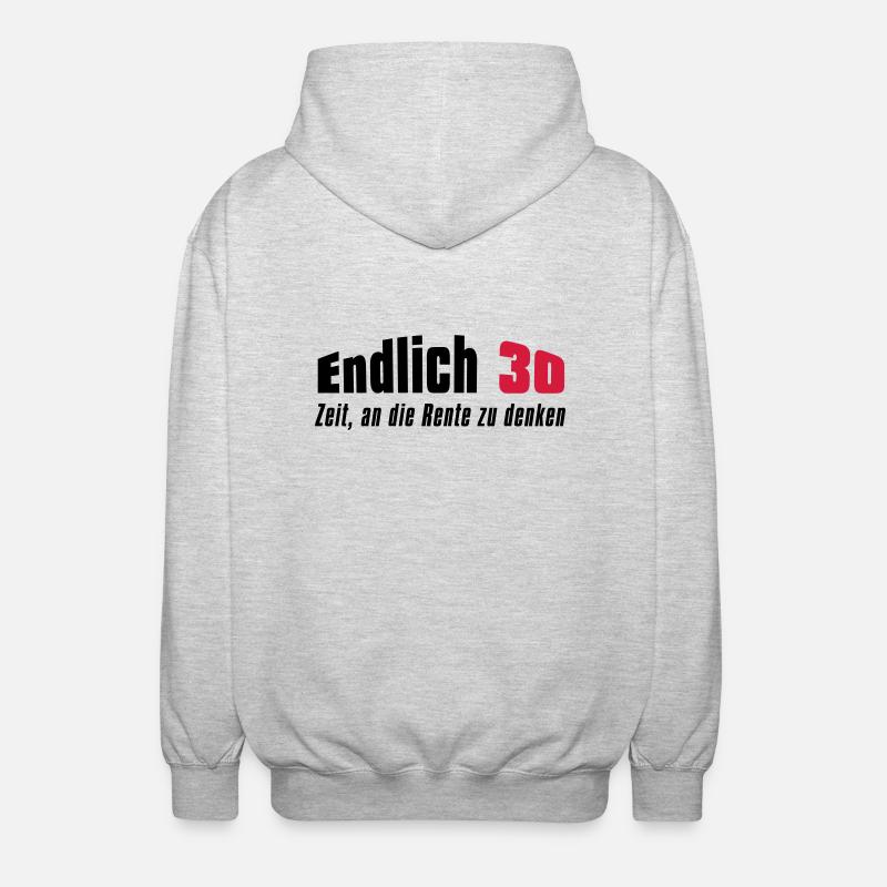 Endlich 30 - Unisex Kapuzenjacke - Hellgrau meliert