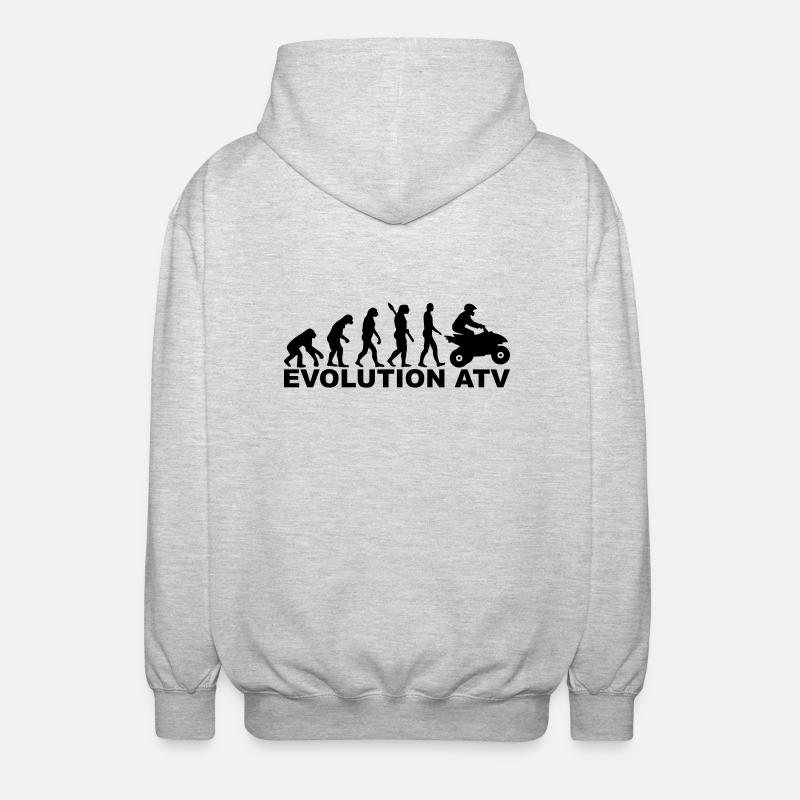 ATV - Unisex Kapuzenjacke - Hellgrau meliert