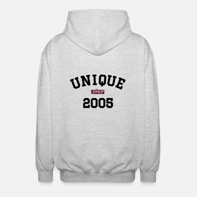 uni2005 - Veste à capuche unisexe - gris clair chiné