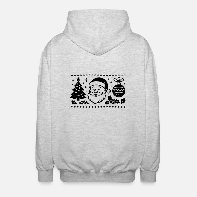 Noel - Unisex Kapuzenjacke - Hellgrau meliert