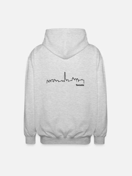 Toronto - Unisex Hooded Jacket - light heather grey