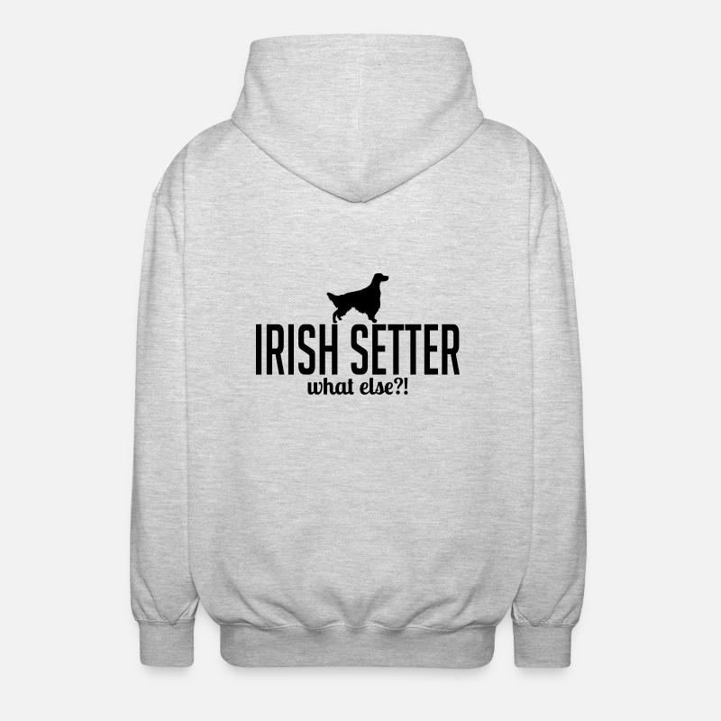 Setter whatelse - Veste à capuche unisexe - gris clair chiné