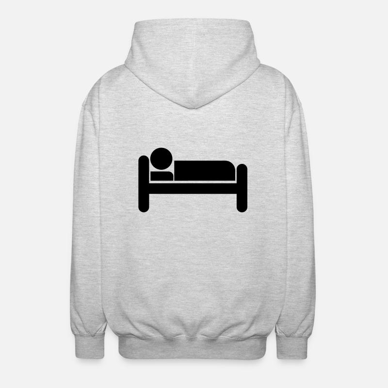 Lit - Veste à capuche unisexe - gris clair chiné