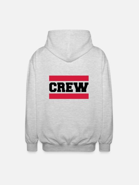 Crew - Unisex Hooded Jacket - light heather grey