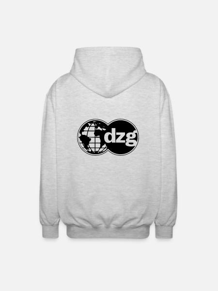 S/W Logo Klein - Unisex Kapuzenjacke - Hellgrau meliert