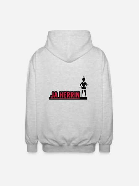 ja_herrin - Veste à capuche unisexe - gris clair chiné