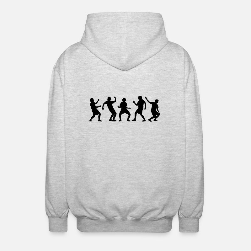 danse - Veste à capuche unisexe - gris clair chiné