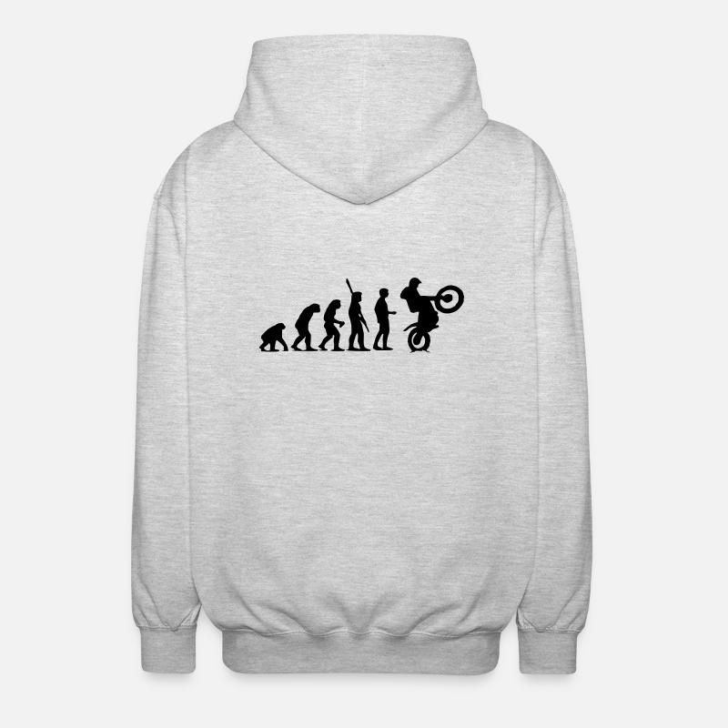 Trial Evolution - Unisex Kapuzenjacke - Hellgrau meliert