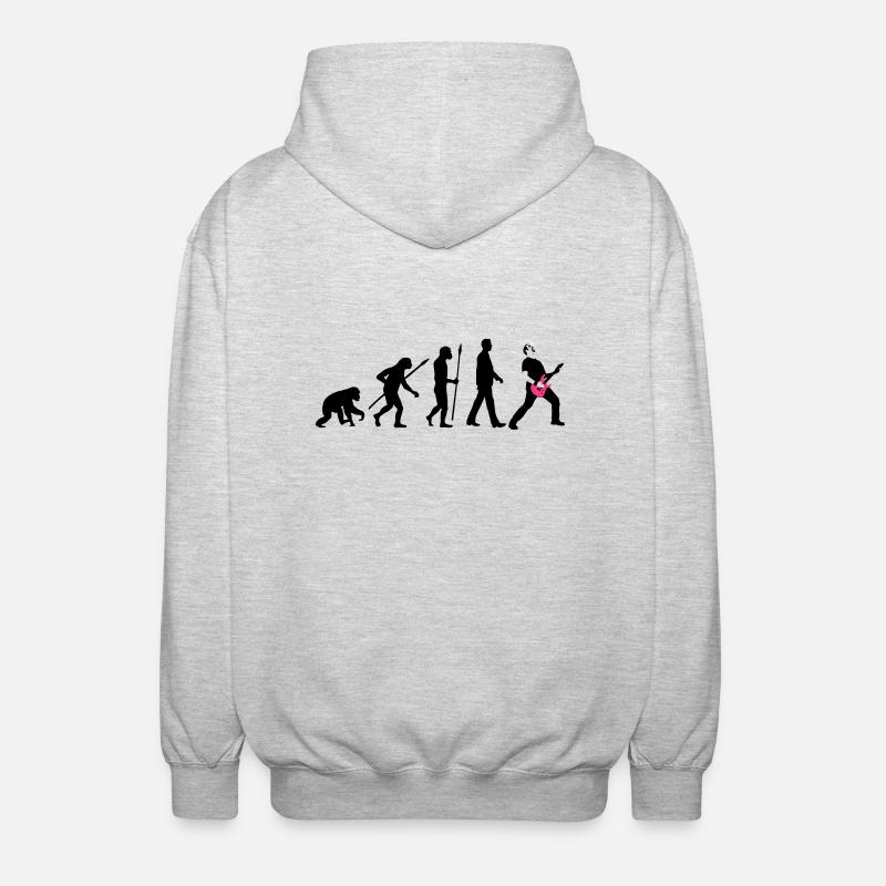 evolution_rocks_032012_a_2c - Veste à capuche unisexe - gris clair chiné