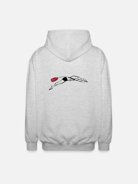 Lifeguard - Unisex Kapuzenjacke - Hellgrau meliert