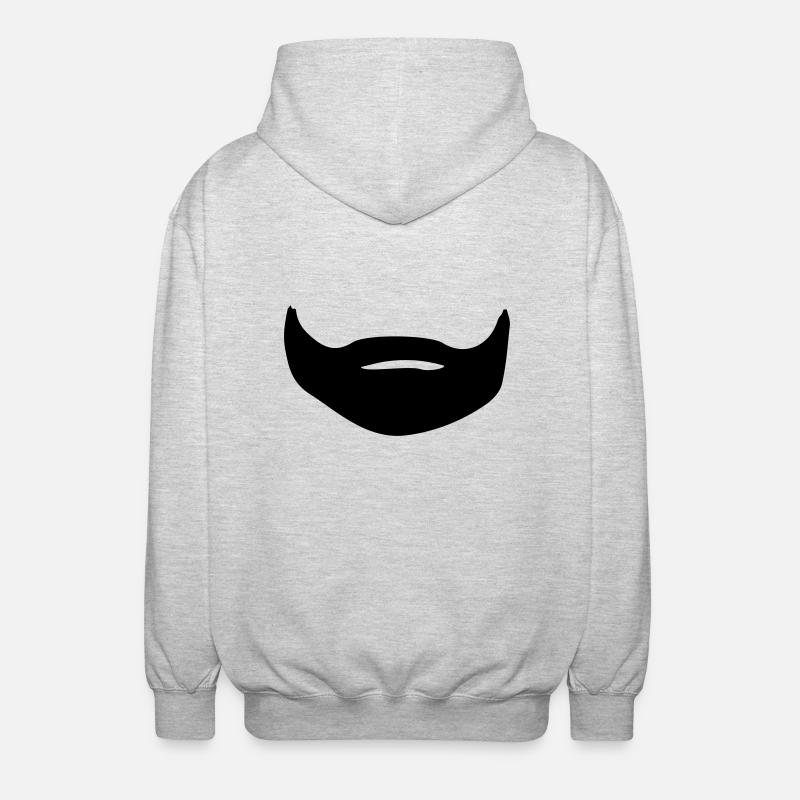 vollbart - Unisex Hooded Jacket - light heather grey