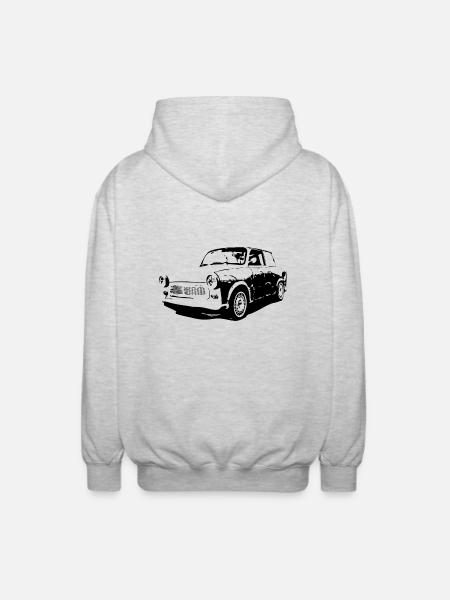 601 Tuning - Unisex Kapuzenjacke - Hellgrau meliert