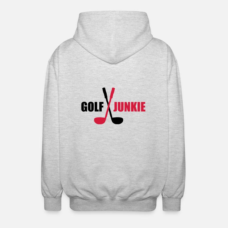 golf - Unisex Kapuzenjacke - Hellgrau meliert