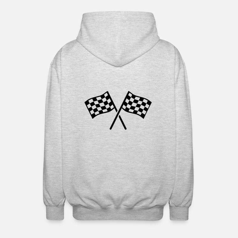 Goal flags - Veste à capuche unisexe - gris clair chiné
