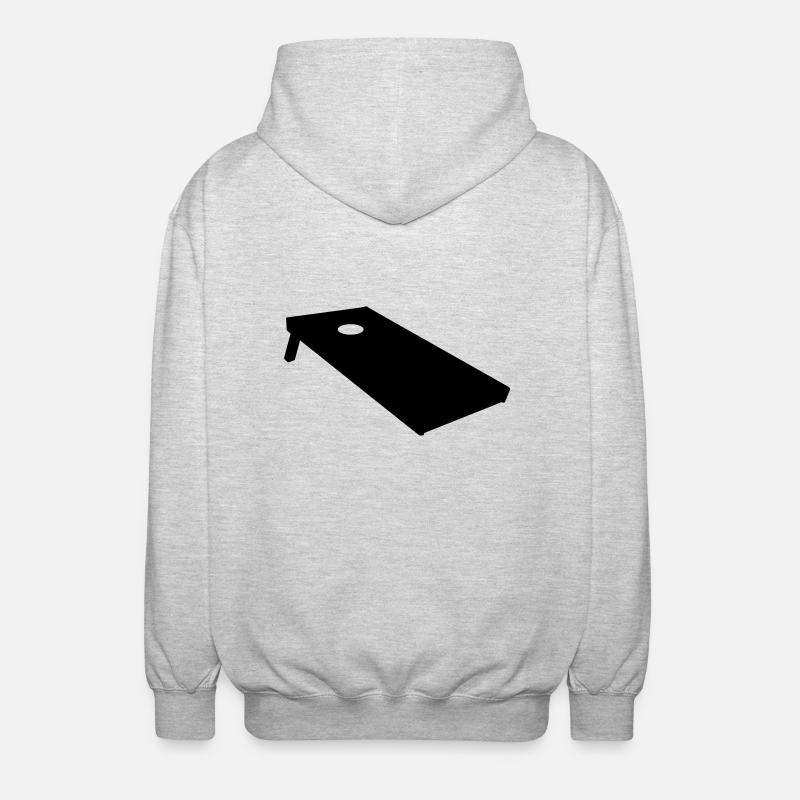 Cornhole - Veste à capuche unisexe - gris clair chiné