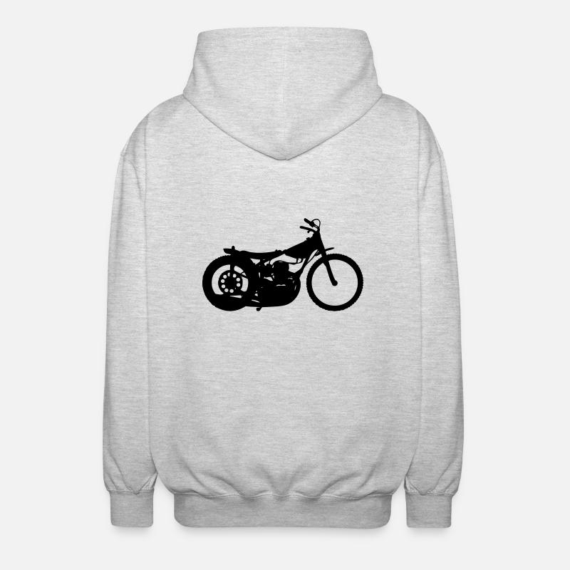 Speedway - Veste à capuche unisexe - gris clair chiné