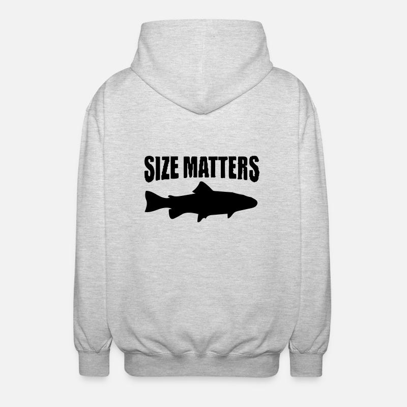 la taille compte - Veste à capuche unisexe - gris clair chiné