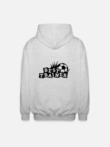 Best Trainer - Unisex Kapuzenjacke - Hellgrau meliert