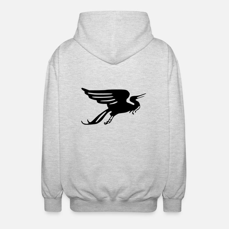 Wandervogel - Veste à capuche unisexe - gris clair chiné