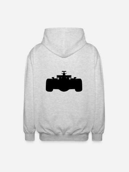 F1 #1 - Unisex Hooded Jacket - light heather grey