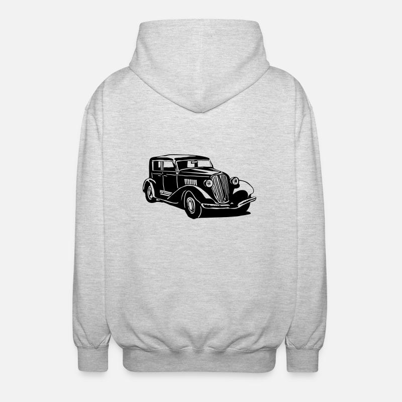 Oldtimer - Veste à capuche unisexe - gris clair chiné