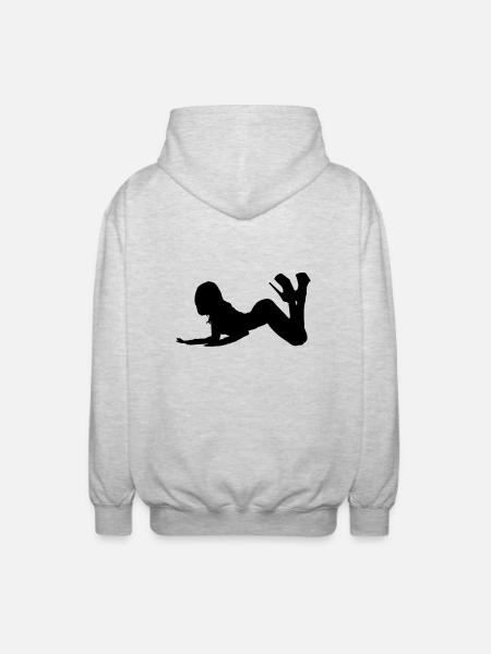 sexy - Unisex Hooded Jacket - light heather grey