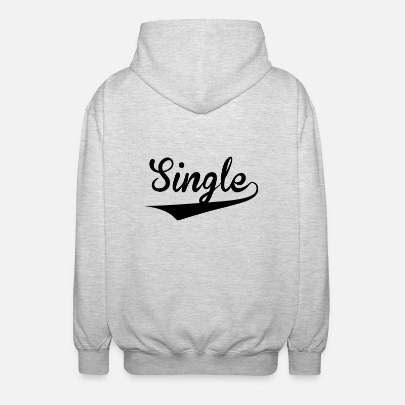 Singel - Veste à capuche unisexe - gris clair chiné