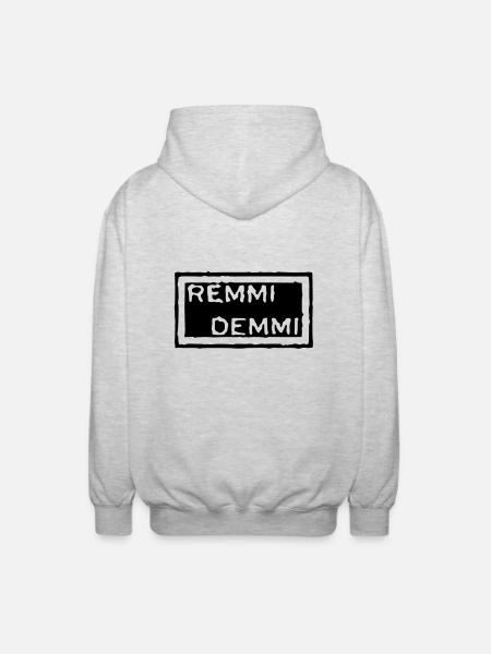 remmidemmi - Unisex Kapuzenjacke - Hellgrau meliert