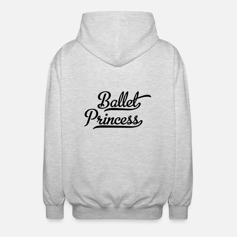 Princesse de ballet - Veste à capuche unisexe - gris clair chiné