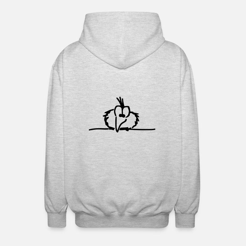 piep - Unisex Hooded Jacket - light heather grey