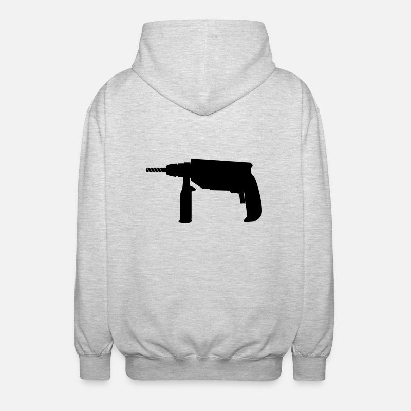 Foreur - Veste à capuche unisexe - gris clair chiné