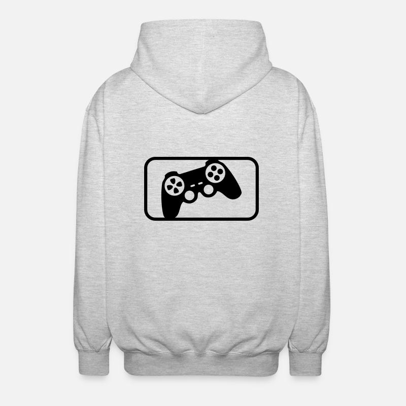 Controller Sport - Veste à capuche unisexe - gris clair chiné