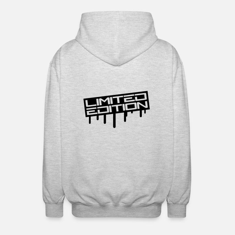 Limited Edition Graffiti Logo - Veste à capuche unisexe - gris clair chiné