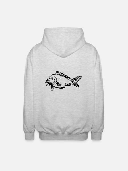 karfen4 - Unisex Kapuzenjacke - Hellgrau meliert