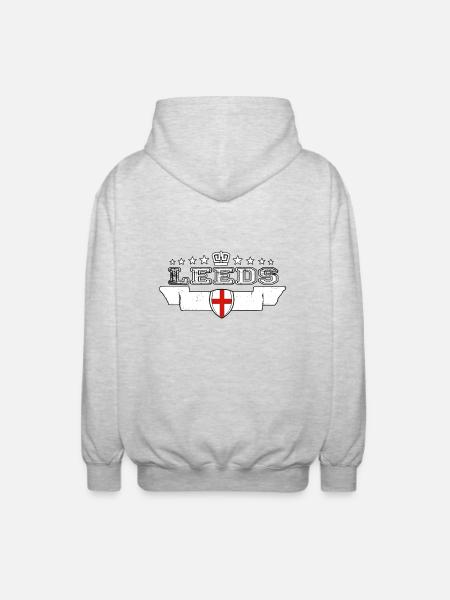 leeds - Veste à capuche unisexe - gris clair chiné