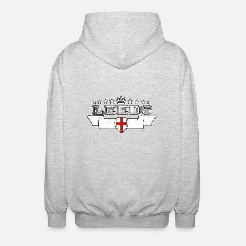 leeds - Veste à capuche unisexe - gris clair chiné