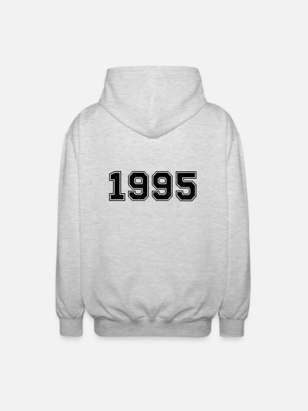 1995 - Unisex Hooded Jacket - light heather grey