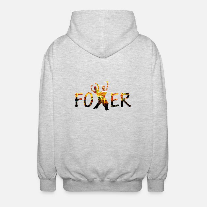 discofoxer - Unisex Hooded Jacket - light heather grey