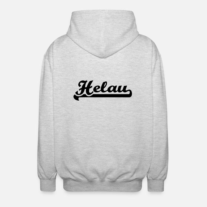 Helau - Unisex Kapuzenjacke - Hellgrau meliert
